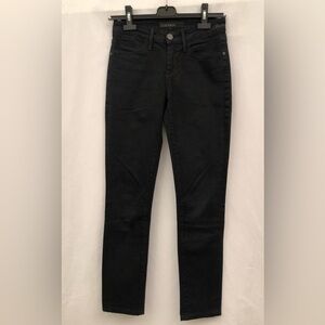 Goldsign Foxy Black Midrise Straight Ankle Jeans Style W1221C1405PRD Size 25